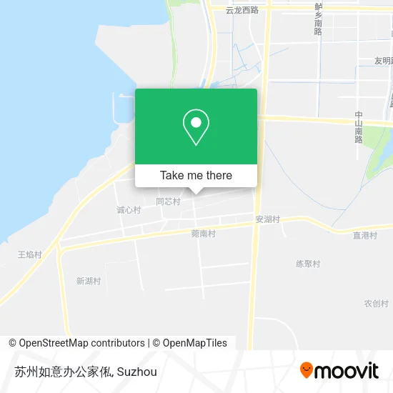 苏州如意办公家俬 map