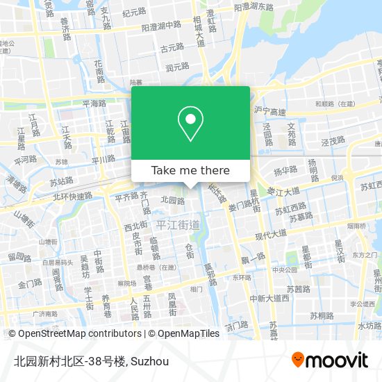 北园新村北区-38号楼 map