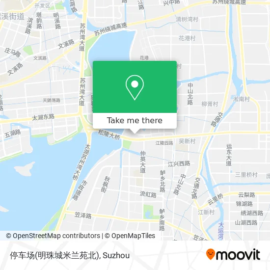 停车场(明珠城米兰苑北) map