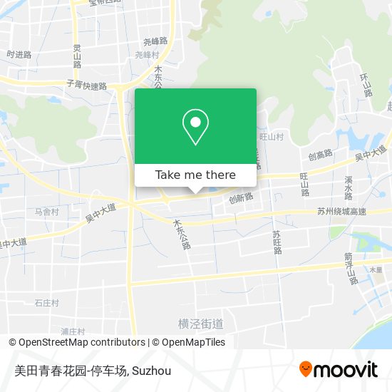 美田青春花园-停车场 map