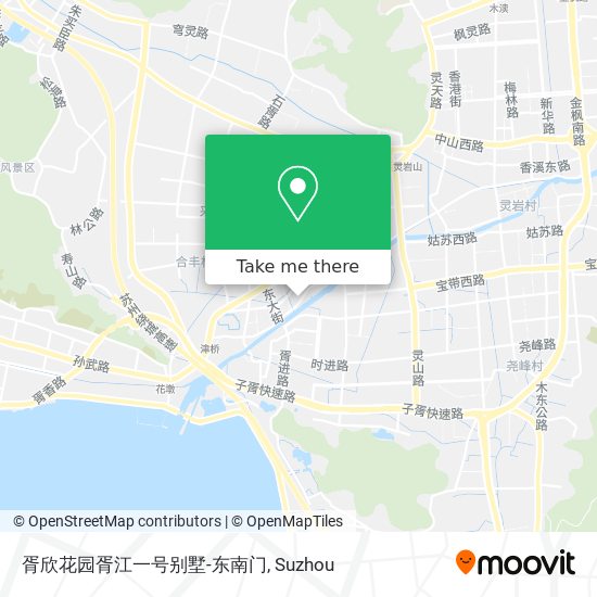 胥欣花园胥江一号别墅-东南门 map