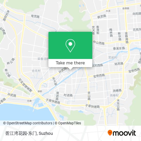 胥江湾花园-东门 map