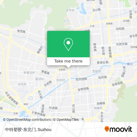 中特塑胶-东北门 map