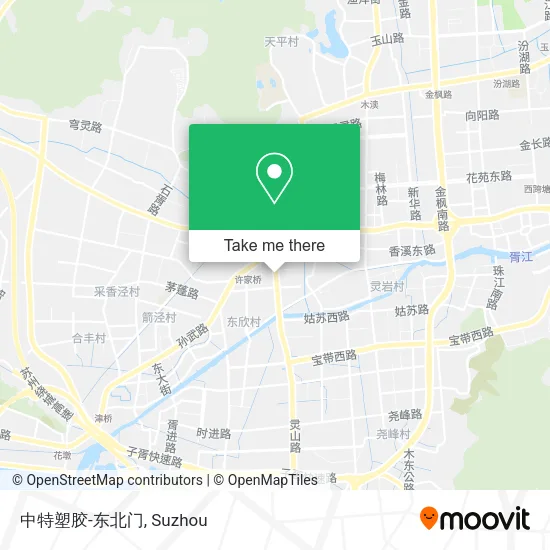 中特塑胶-东北门 map