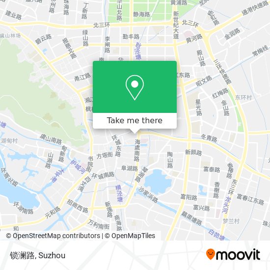 锁澜路 map