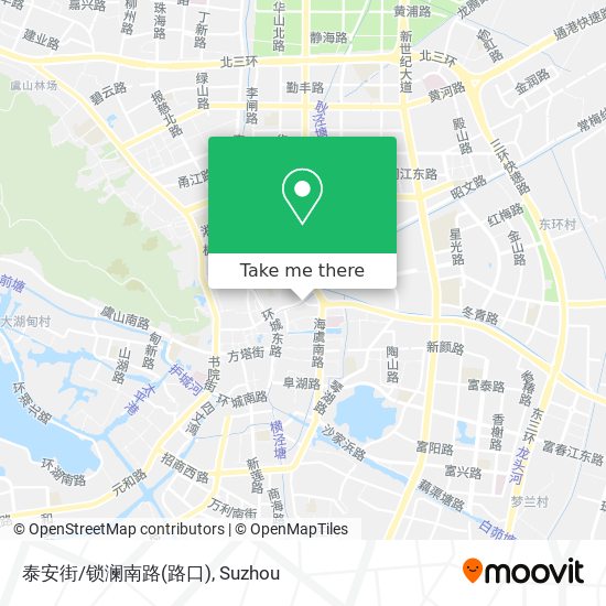 泰安街/锁澜南路(路口) map