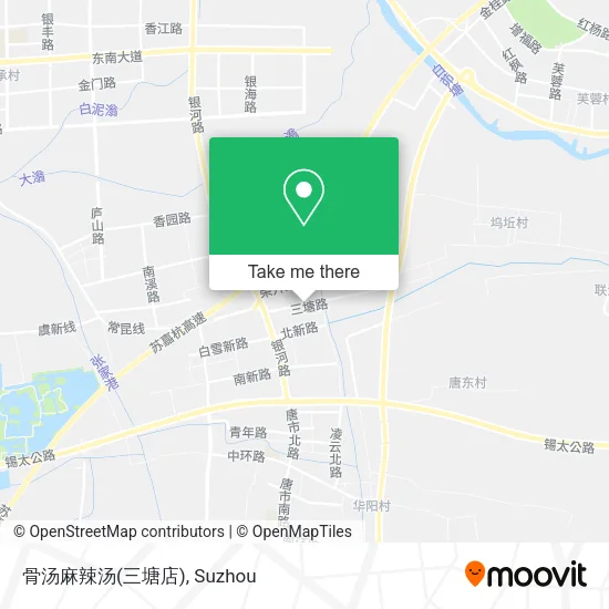 骨汤麻辣汤(三塘店) map