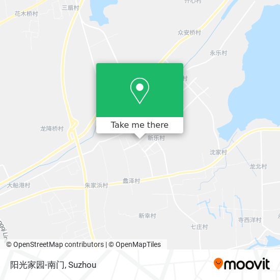 阳光家园-南门 map