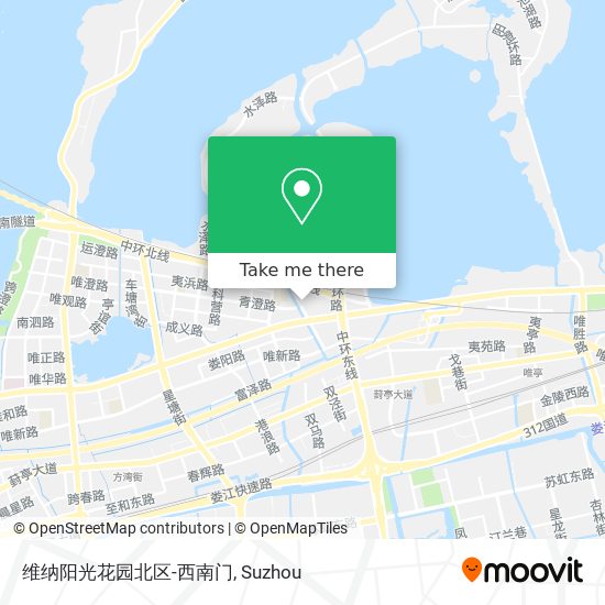 维纳阳光花园北区-西南门 map