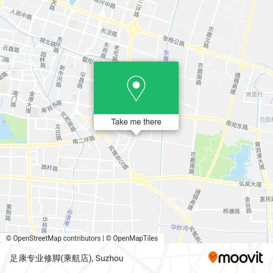 足康专业修脚(乘航店) map