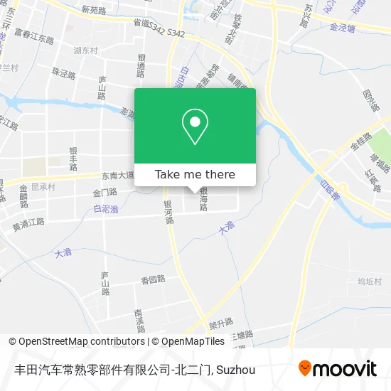 丰田汽车常熟零部件有限公司-北二门 map