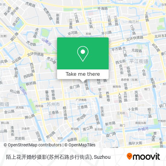 陌上花开婚纱摄影(苏州石路步行街店) map