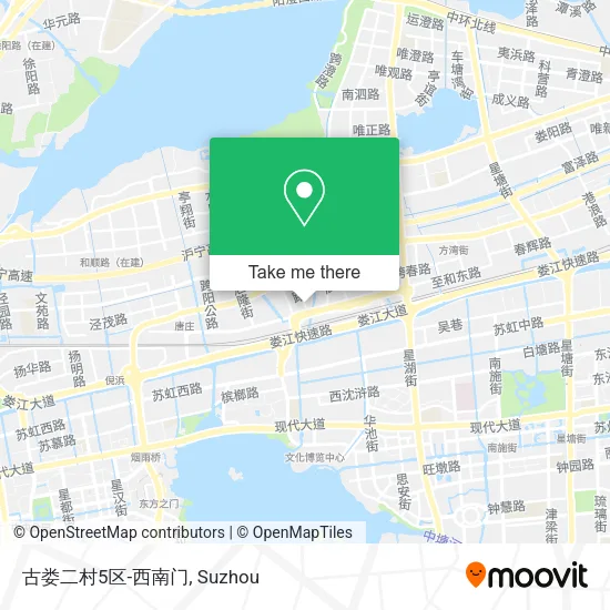 古娄二村5区-西南门 map