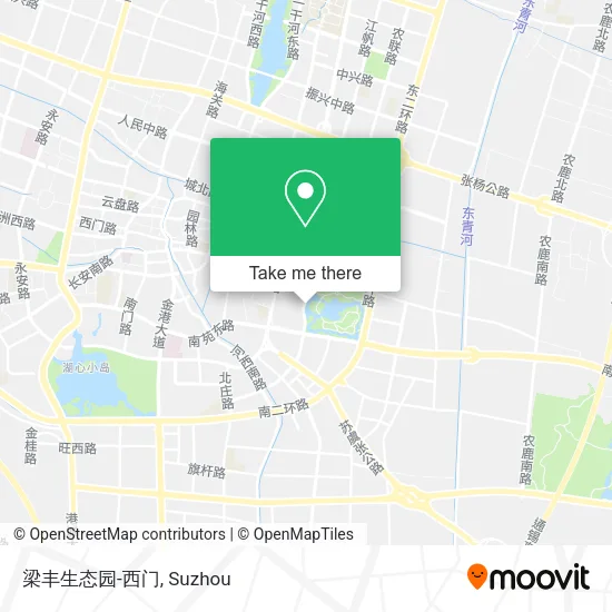 梁丰生态园-西门 map