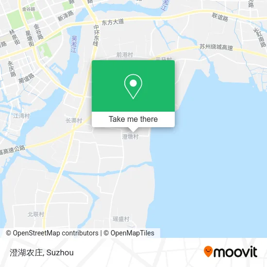 澄湖农庄 map