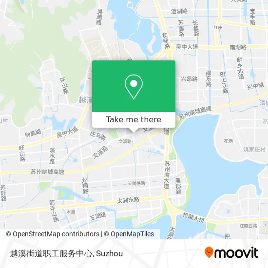 越溪街道职工服务中心 map