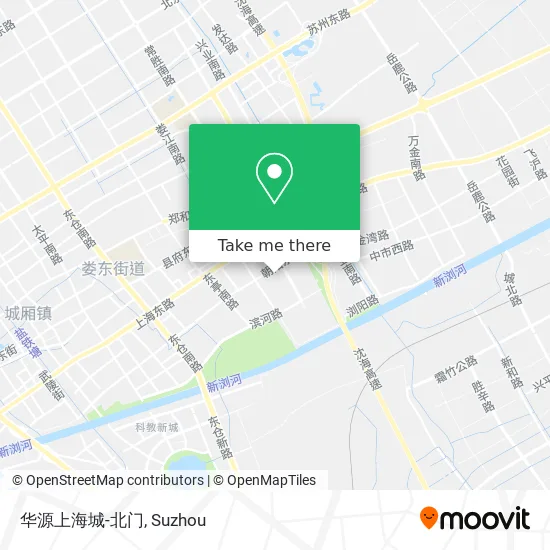 华源上海城-北门 map