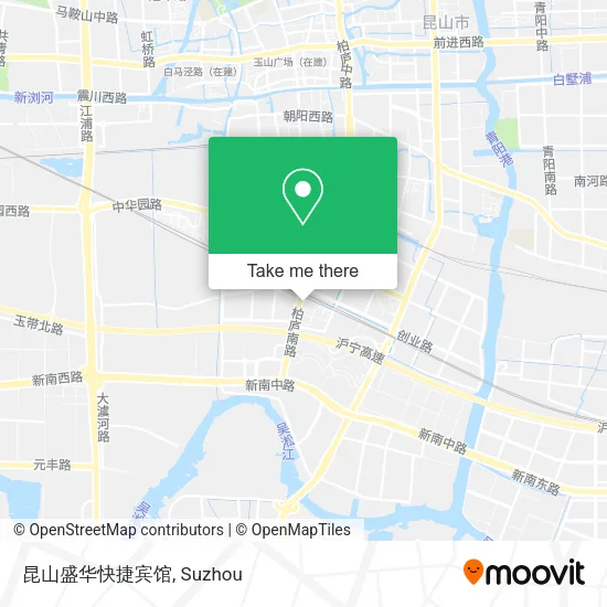 昆山盛华快捷宾馆 map