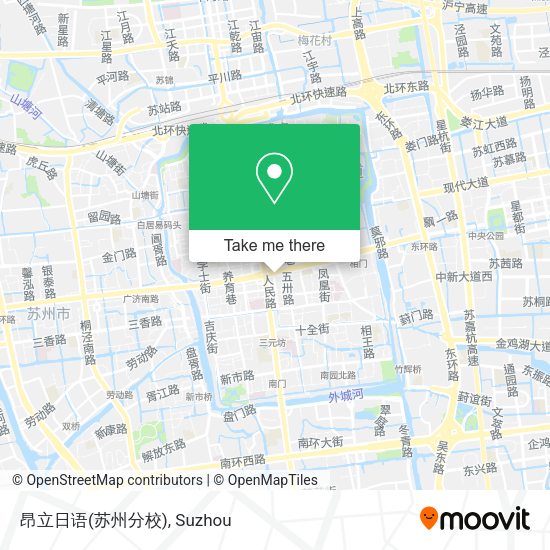 昂立日语(苏州分校) map
