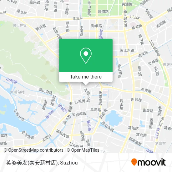 英姿美发(泰安新村店) map