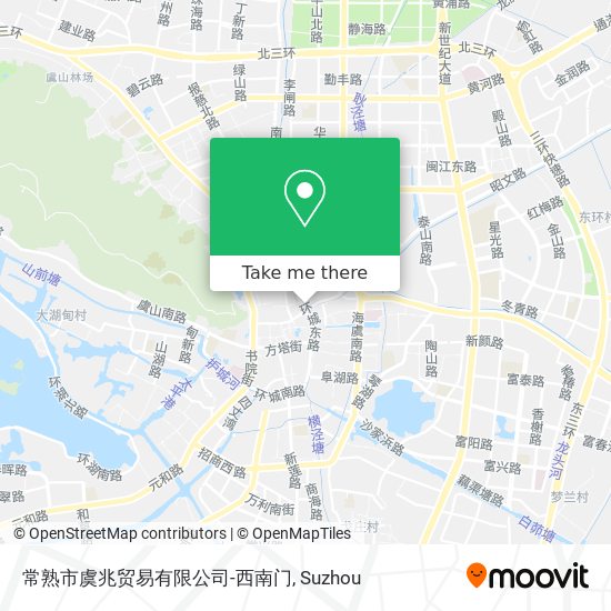 常熟市虞兆贸易有限公司-西南门 map