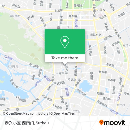 泰兴小区-西南门 map