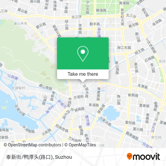 泰新街/鸭潭头(路口) map