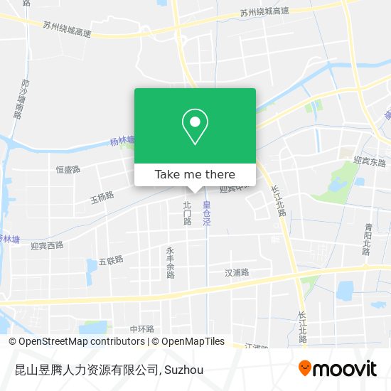 昆山昱腾人力资源有限公司 map