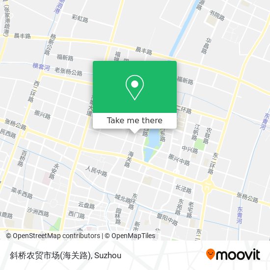 斜桥农贸市场(海关路) map