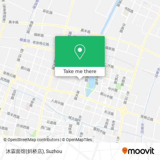 沐霖面馆(斜桥店) map