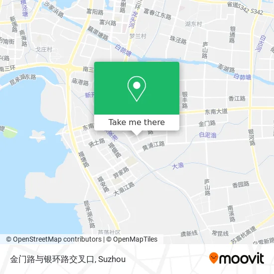 金门路与银环路交叉口 map