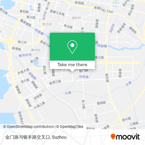 金门路与银丰路交叉口 map