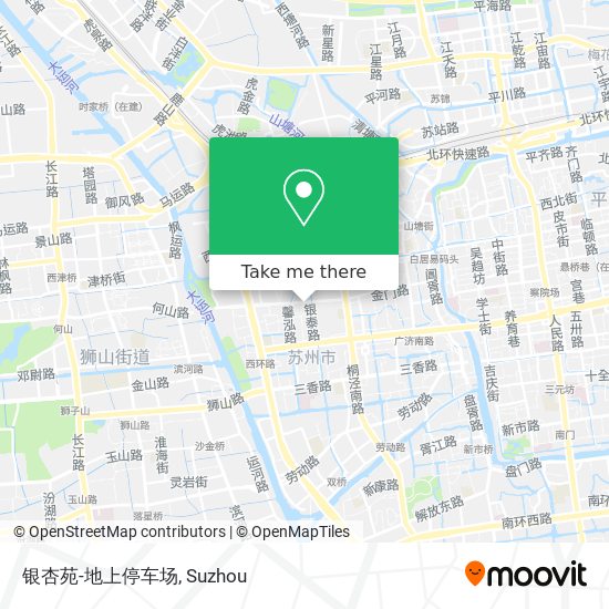 银杏苑-地上停车场 map