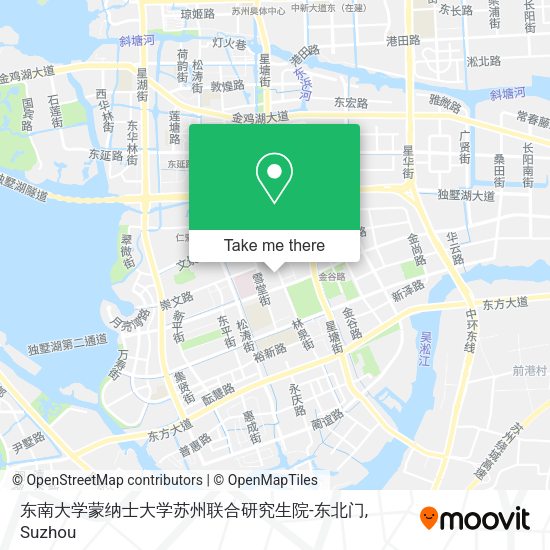 东南大学蒙纳士大学苏州联合研究生院-东北门 map