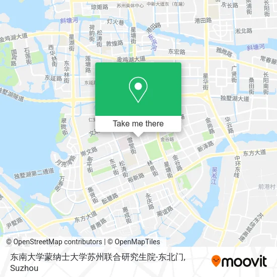 东南大学蒙纳士大学苏州联合研究生院-东北门 map