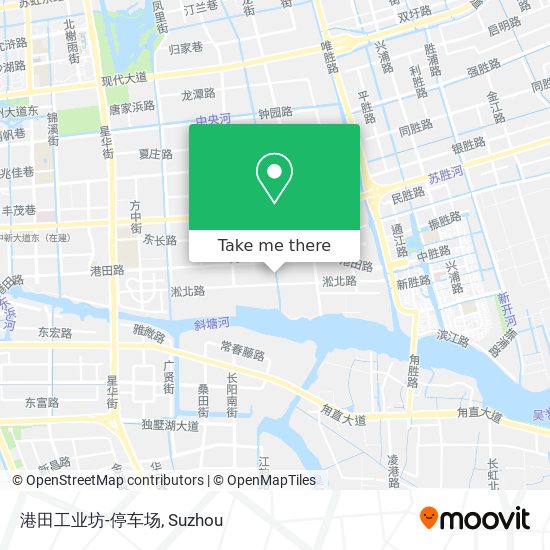港田工业坊-停车场 map