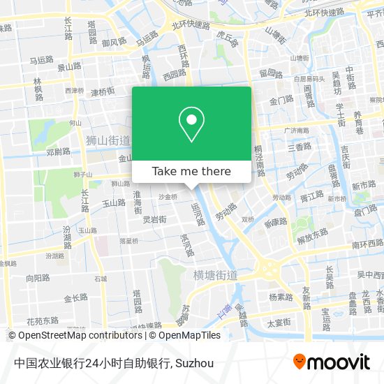 中国农业银行24小时自助银行 map