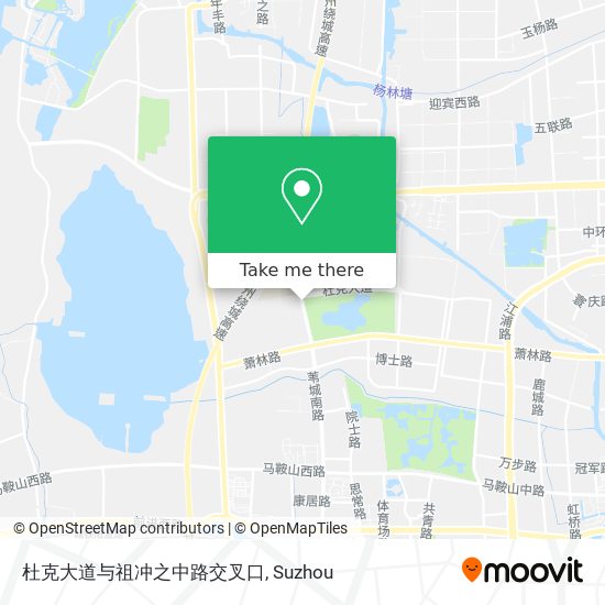 杜克大道与祖冲之中路交叉口 map