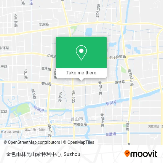 金色雨林昆山蒙特利中心 map