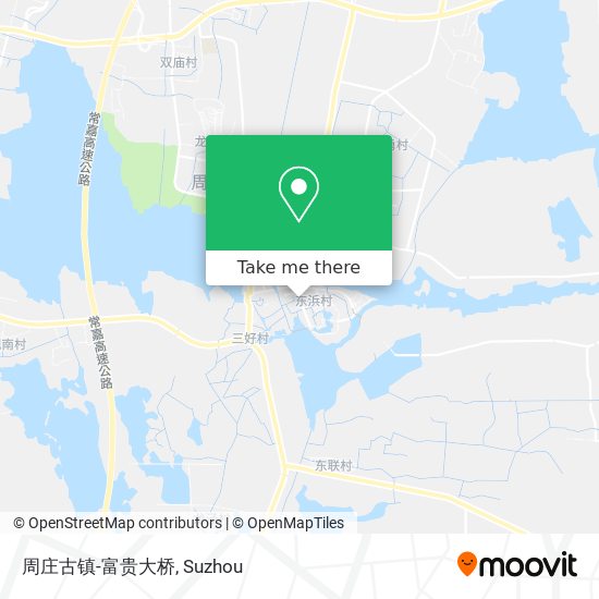 周庄古镇-富贵大桥 map