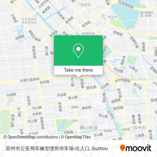 苏州市公安局车辆管理所停车场-出入口 map