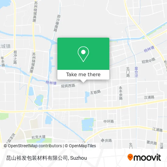 昆山裕发包装材料有限公司 map