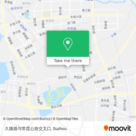 久隆路与常昆公路交叉口 map