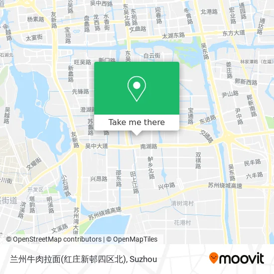 兰州牛肉拉面(红庄新邨四区北) map