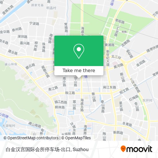 白金汉宫国际会所停车场-出口 map