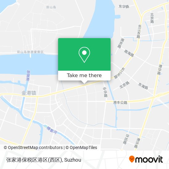 张家港保税区港区(西区) map