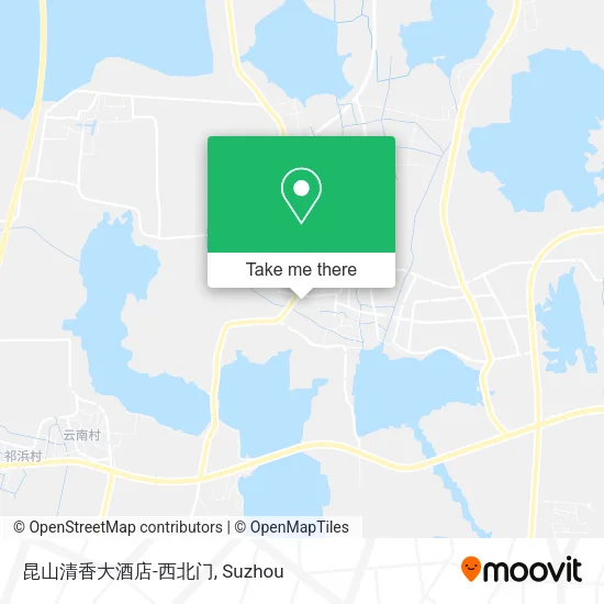 昆山清香大酒店-西北门 map