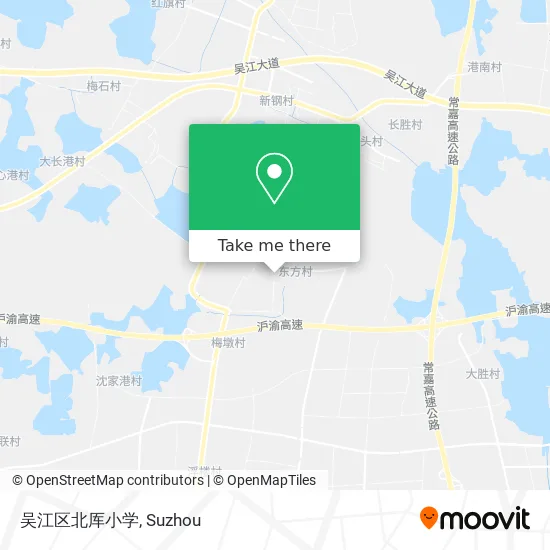 吴江区北厍小学 map