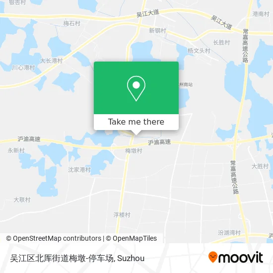 吴江区北厍街道梅墩-停车场 map