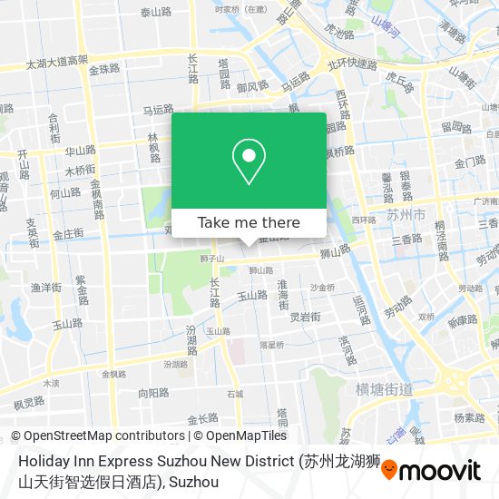 Holiday Inn Express Suzhou New District (苏州龙湖狮山天街智选假日酒店) map